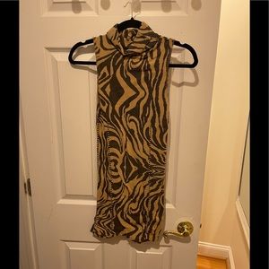 Animal print dress